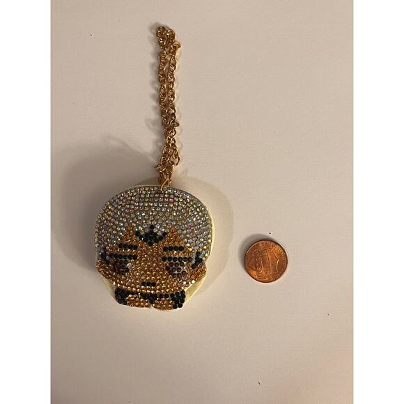 Haikyu!! Kita Shinsuke Rhinestones And A Gold Chain Keyring Charm - Picture 9 of 11